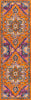 Momeni Ibiza IBI-2 Orange Area Rug Runner Image