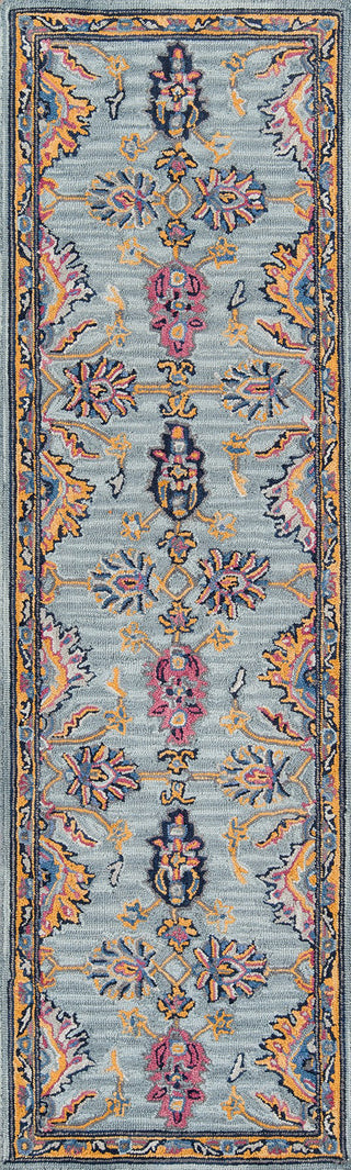 Momeni Ibiza IBI-4 Blue Area Rug Runner Image