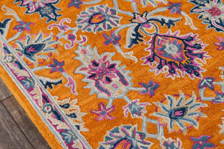 Momeni Ibiza IBI-4 Orange Area Rug Close up