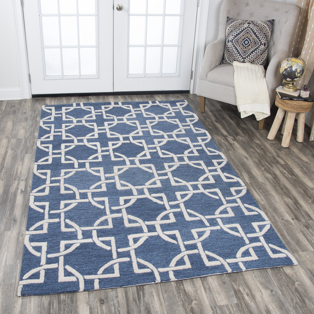 Rizzy Idyllic ID880A Blue Area Rug  Feature