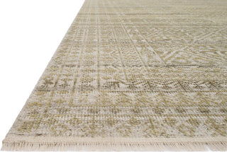 Loloi Idris ID-02 Beige/Straw Area Rug Round Image Feature