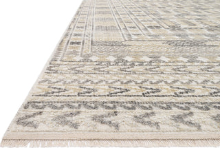 Loloi Idris ID-04 Ivory/Taupe Area Rug Round Image Feature