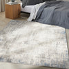 Calvin Klein CK022 Infinity IFN01 Blue Multicolor Area Rug Detail Image