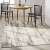Calvin Klein CK022 Infinity IFN02 Ivory/Grey/Blue Area Rug Room Scene Feature