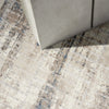 Calvin Klein CK022 Infinity IFN02 Ivory/Grey/Blue Area Rug Detail Image