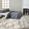 Calvin Klein CK022 Infinity IFN02 Ivory/Grey/Blue Area Rug Main Image