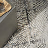 Calvin Klein CK022 Infinity IFN03 Ivory/Grey Area Rug Detail Image