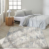 Calvin Klein CK022 Infinity IFN04 Ivory/Grey/Blue Area Rug Detail Image