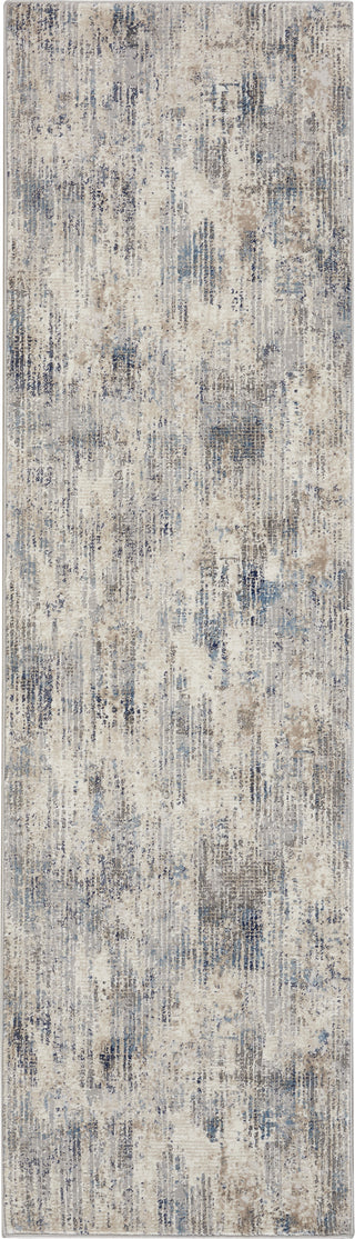 Calvin Klein CK022 Infinity IFN04 Ivory/Grey/Blue Area Rug Main Image