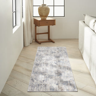 Calvin Klein CK022 Infinity IFN04 Ivory/Grey/Blue Area Rug Main Image