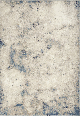 Calvin Klein CK022 Infinity IFN05 Ivory/Grey/Blue Area Rug Detail Image