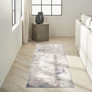 Calvin Klein CK022 Infinity IFN05 Ivory/Grey/Blue Area Rug Main Image