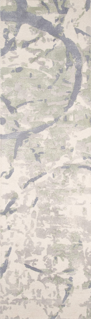 Momeni Illusions IL-01 Grey Area Rug Closeup