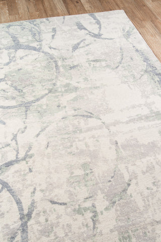 Momeni Illusions IL-01 Grey Area Rug Detail Shot