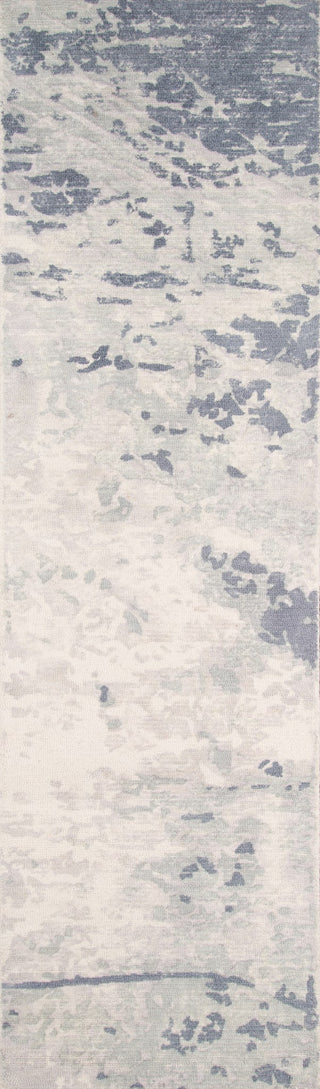 Momeni Illusions IL-03 Blue Area Rug Closeup