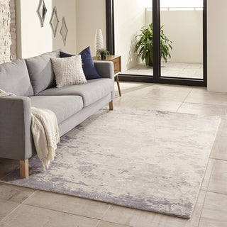 Momeni Illusions IL-03 Blue Area Rug Room Scene Feature
