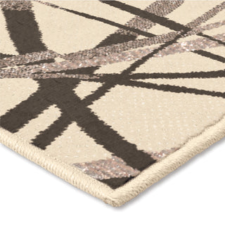 Orian Rugs Illusions Stormy Ivory Area Rug Corner Shot