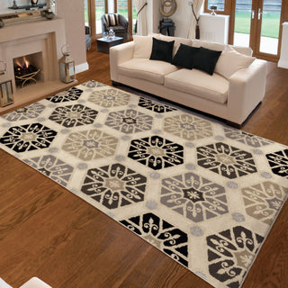 Orian Rugs Illusions Capped Off Multi Area Rug Room Scene Feature