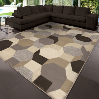 Orian Rugs Illusions Oasis Multi Area Rug Room Scene Feature