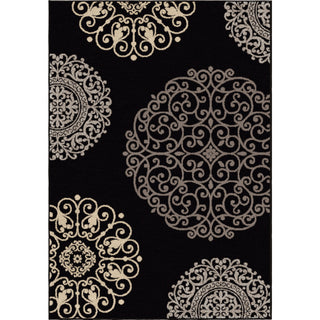 Orian Rugs Illusions Santiago Black Area Rug main image