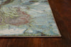 KAS Illusions 6203 Seafoam Watercolors Area Rug Corner Image