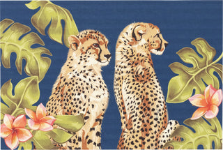 Trans Ocean Illusions 3291/18 Cheetahs Green by Liora Manne