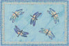Trans Ocean Illusions 3310/23 Dragonflies Blue by Liora Manne