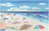 Trans Ocean Illusions 3309/04 Dog Beach Blue by Liora Manne