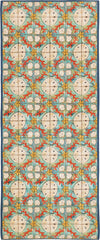 Trans Ocean Illusions 3300/04 Shell Tile Blue by Liora Manne