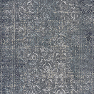 LR Resources Imagine Daytime Dusk Niagara Blue Area Rug Detail Image