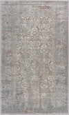 LR Resources Imagine Clouded Contemporary Gray / Wine Area Rug 9' 9'' X 9' 0'' Main Image