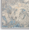 Nourison Joli IMHR1 Ivory Blue Area Rug by Inspire Me! Home Decor Room Image Feature