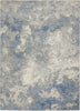 Nourison Joli IMHR1 Ivory Blue Area Rug by Nourison Home