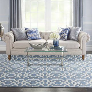 Nourison Joli IMHR2 Blue/White Area Rug by Inspire Me! Home Decor