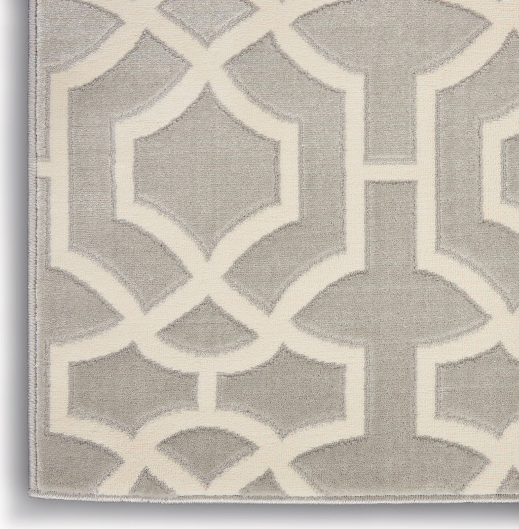Nourison Joli IMHR2 Grey/White Area Rug by Inspire Me! Home Decor Room Image Feature