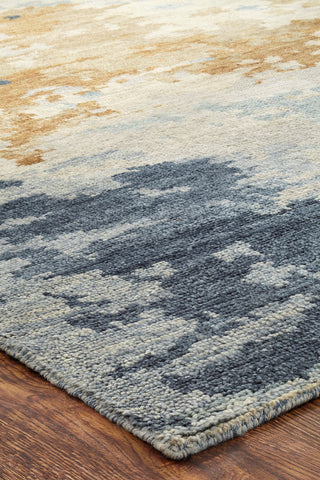 Ancient Boundaries Impact IMP-01 Sky/Sand Area Rug Closeup Image