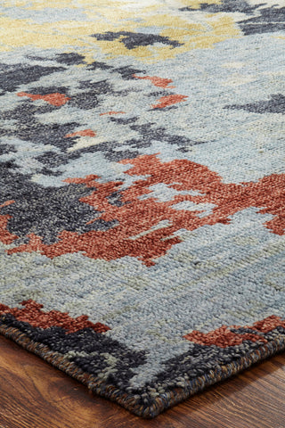 Ancient Boundaries Impact IMP-02 Blue Tones/Multi Area Rug Closeup Image