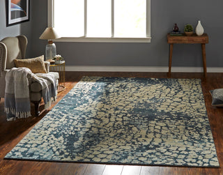 Ancient Boundaries Impact IMP-04 Indigo/Ivory Area Rug main image