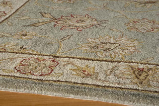 Momeni Imperial Court IC-03 Seafoam Area Rug Corner Shot