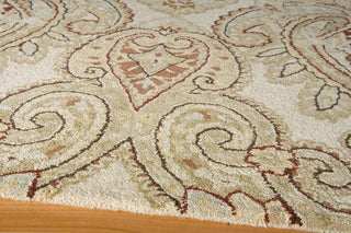 Momeni Imperial Court IC-08 Sand Area Rug Corner Shot