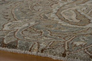 Momeni Imperial Court IC-08 Teal Area Rug Corner Shot