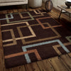 Orian Rugs Impressions Shag Cuffing Mocha Area Rug Lifestyle Image Feature