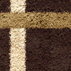 Orian Rugs Impressions Shag Cuffing Mocha Area Rug 