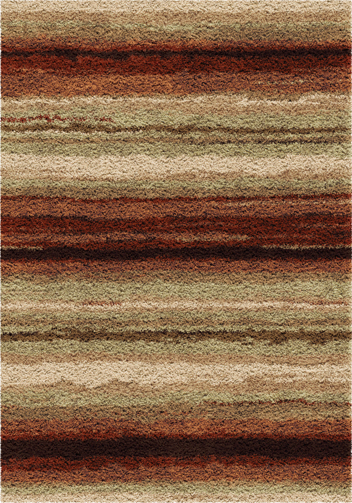 Orian Rugs Impressions Shag Sundown Red Area Rug main image