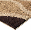 Orian Rugs Impressions Shag Making Waves Lava Area Rug Corner Image