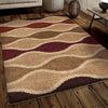 Orian Rugs Impressions Shag Making Waves Lava Area Rug Lifestyle Image Feature
