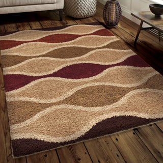 Orian Rugs Impressions Shag Making Waves Lava Area Rug Lifestyle Image Feature