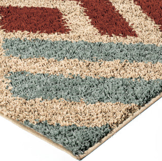 Orian Rugs Impressions Shag Amazement Multi Area Rug Corner Image