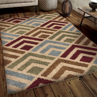 Orian Rugs Impressions Shag Amazement Multi Area Rug Lifestyle Image Feature