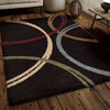 Orian Rugs Impressions Shag Woodford Black Area Rug Lifestyle Image Feature
